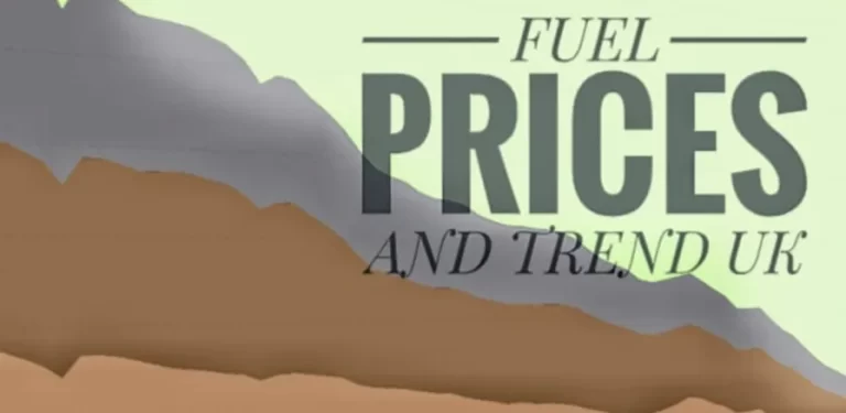 Fuel price trend illustration showing rising and falling energy cost patterns